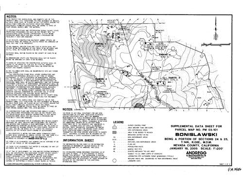 Click to see Parcel Map Book 19, pg. 156 (2005) of Nevada County Recorders Parcel Maps Book 19