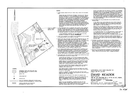 Click to see Parcel Map Book 19, pg. 161 (2005) of Nevada County Recorders Parcel Maps Book 19