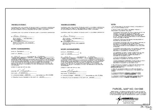 Click to see Parcel Map Book 19, pg. 162 (2005) of Nevada County Recorders Parcel Maps Book 19