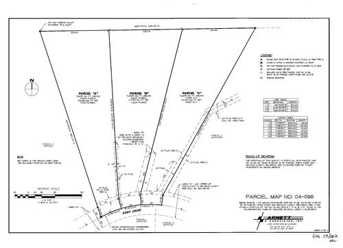 Click to see Parcel Map Book 19, pg. 162 (2005) of Nevada County Recorders Parcel Maps Book 19