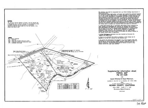 Click to see Parcel Map Book 19, pg. 163 (2005) of Nevada County Recorders Parcel Maps Book 19