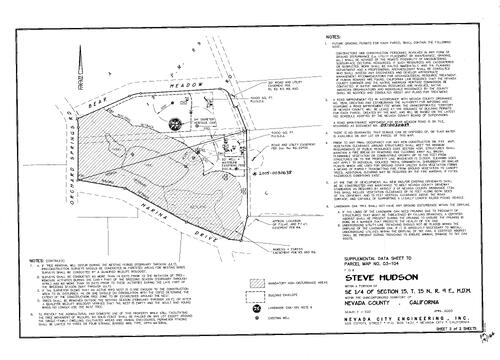 Click to see Parcel Map Book 19, pg. 166 (2005) of Nevada County Recorders Parcel Maps Book 19