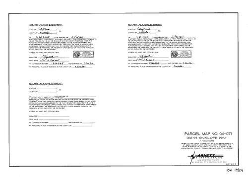 Click to see Parcel Map Book 19, pg. 174 (2005) of Nevada County Recorders Parcel Maps Book 19