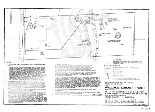 Click to see Parcel Map Book 19, pg. 178 (2005) of Nevada County Recorders Parcel Maps Book 19