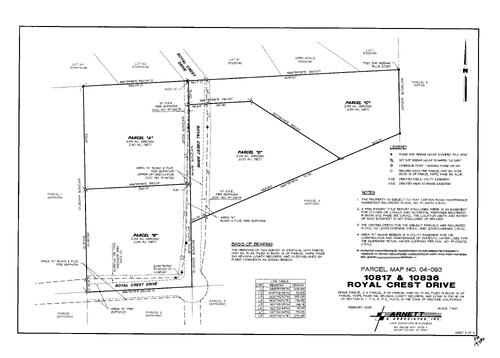 Click to see Parcel Map Book 19, pg. 180 (2005) of Nevada County Recorders Parcel Maps Book 19