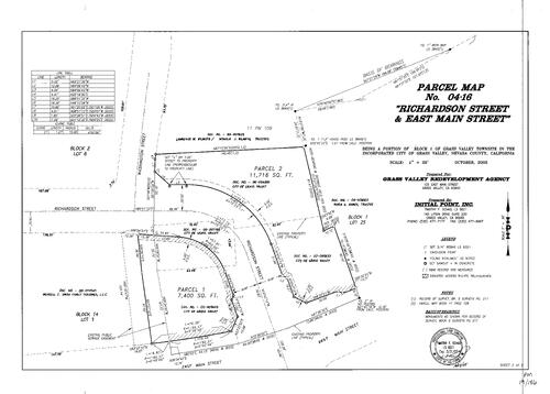 Click to see Parcel Map Book 19, pg. 186 (2006) of Nevada County Recorders Parcel Maps Book 19