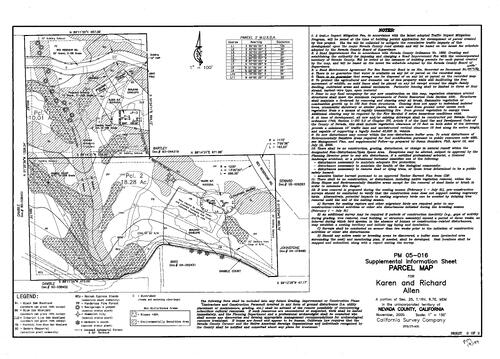 Click to see Parcel Map Book 19, pg. 194 (2006) of Nevada County Recorders Parcel Maps Book 19
