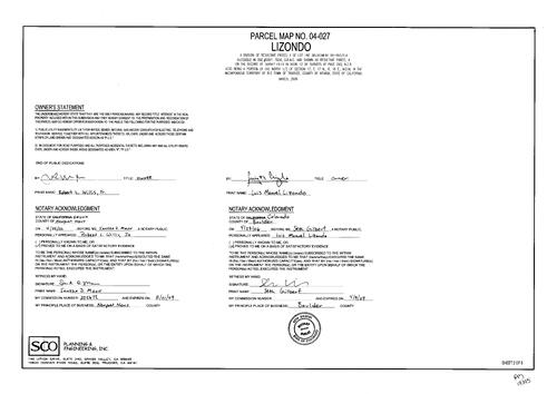 Click to see Parcel Map Book 19, pg. 195 (2006) of Nevada County Recorders Parcel Maps Book 19