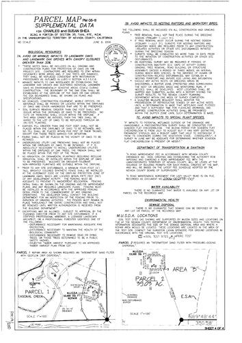 Click to see Parcel Map Book 19, pg. 200 (2006) of Nevada County Recorders Parcel Maps Book 19