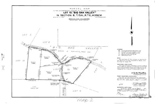 Click to see Parcel Map Book 2, pg. 2 (1971) of Nevada County Recorders Parcel Maps Book 2