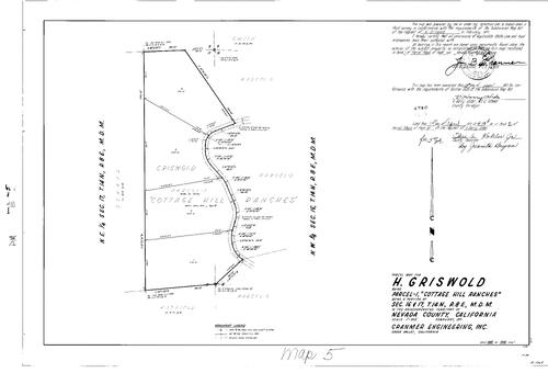 Click to see Parcel Map Book 2, pg. 5 (1971) of Nevada County Recorders Parcel Maps Book 2
