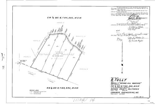 Click to see Parcel Map Book 2, pg. 14 (1971) of Nevada County Recorders Parcel Maps Book 2