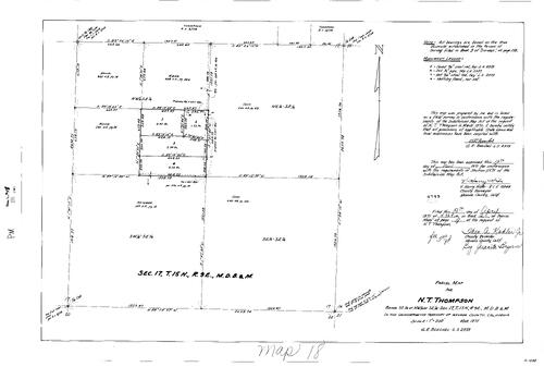Click to see Parcel Map Book 2, pg. 18 (1971) of Nevada County Recorders Parcel Maps Book 2