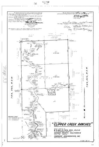 Click to see Parcel Map Book 2, pg. 33 (1971) of Nevada County Recorders Parcel Maps Book 2