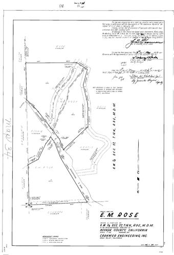 Click to see Parcel Map Book 2, pg. 34 (1971) of Nevada County Recorders Parcel Maps Book 2