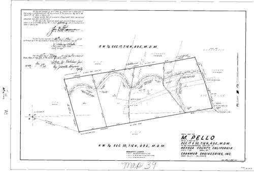 Click to see Parcel Map Book 2, pg. 39 (1971) of Nevada County Recorders Parcel Maps Book 2