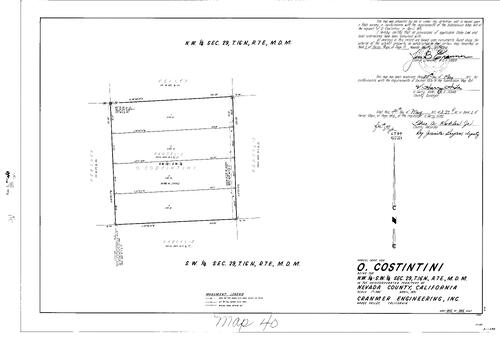 Click to see Parcel Map Book 2, pg. 40 (1971) of Nevada County Recorders Parcel Maps Book 2
