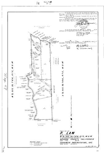 Click to see Parcel Map Book 2, pg. 48 (1971) of Nevada County Recorders Parcel Maps Book 2