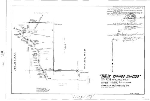 Click to see Parcel Map Book 2, pg. 58 (1971) of Nevada County Recorders Parcel Maps Book 2