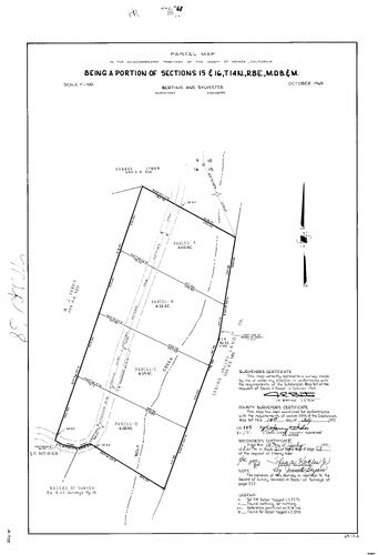 Click to see Parcel Map Book 2, pg. 68 (1971) of Nevada County Recorders Parcel Maps Book 2