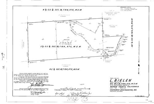 Click to see Parcel Map Book 2, pg. 83 (1971) of Nevada County Recorders Parcel Maps Book 2