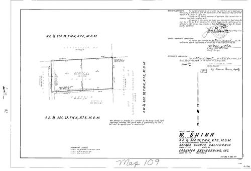 Click to see Parcel Map Book 2, pg. 109 (1971) of Nevada County Recorders Parcel Maps Book 2