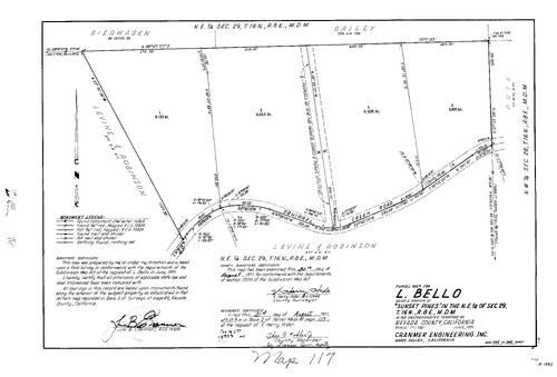 Click to see Parcel Map Book 2, pg. 117 (1971) of Nevada County Recorders Parcel Maps Book 2