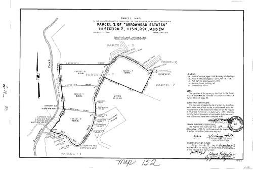Click to see Parcel Map Book 2, pg. 152 (1971) of Nevada County Recorders Parcel Maps Book 2