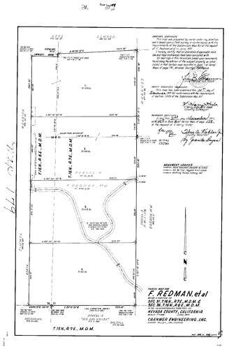 Click to see Parcel Map Book 2, pg. 179 (1971) of Nevada County Recorders Parcel Maps Book 2