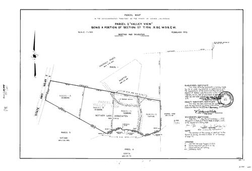 Click to see Parcel Map Book 2, pg. 199 (1972) of Nevada County Recorders Parcel Maps Book 2