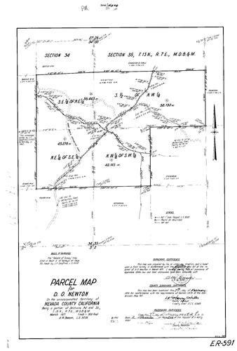 Click to see Parcel Map Book 2, pg. 200 (1972) of Nevada County Recorders Parcel Maps Book 2