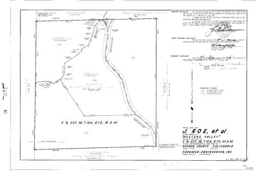 Click to see Parcel Map Book 2, pg. 205 (1972) of Nevada County Recorders Parcel Maps Book 2