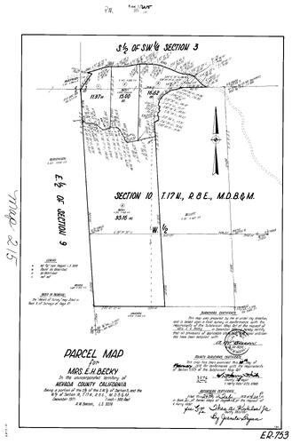 Click to see Parcel Map Book 2, pg. 215 (1972) of Nevada County Recorders Parcel Maps Book 2