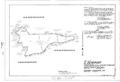 Click to see Parcel Map Book 2, pg. 248 (1972) of Nevada County Recorders Parcel Maps Book 2
