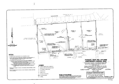 Click to see Parcel Map Book 20, pg. 6 (2006) of Nevada County Recorders Parcel Maps Book 20