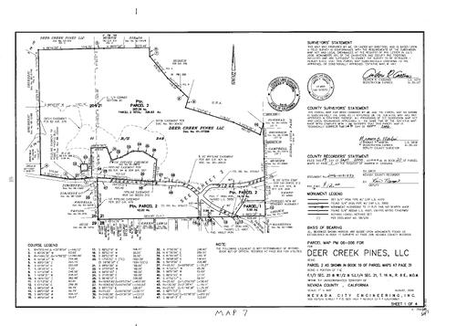 Click to see Parcel Map Book 20, pg. 7 (2006) of Nevada County Recorders Parcel Maps Book 20
