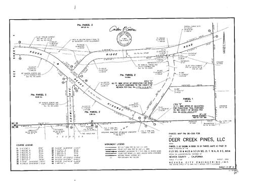Click to see Parcel Map Book 20, pg. 7 (2006) of Nevada County Recorders Parcel Maps Book 20