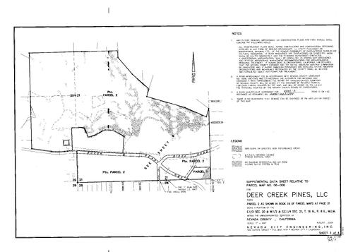 Click to see Parcel Map Book 20, pg. 7 (2006) of Nevada County Recorders Parcel Maps Book 20