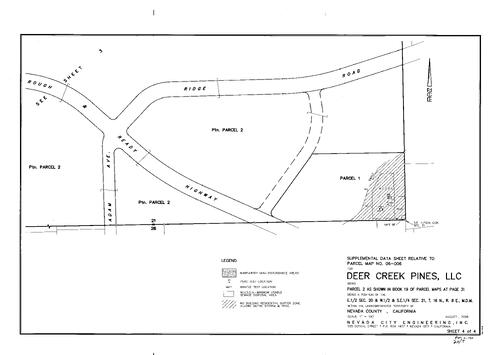 Click to see Parcel Map Book 20, pg. 7 (2006) of Nevada County Recorders Parcel Maps Book 20