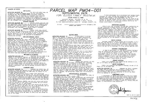 Click to see Parcel Map Book 20, pg. 8 (2006) of Nevada County Recorders Parcel Maps Book 20