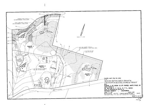 Click to see Parcel Map Book 20, pg. 9 (2006) of Nevada County Recorders Parcel Maps Book 20