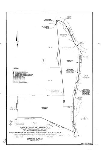 Click to see Parcel Map Book 20, pg. 11 (2006) of Nevada County Recorders Parcel Maps Book 20