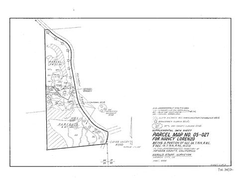 Click to see Parcel Map Book 20, pg. 12 (2006) of Nevada County Recorders Parcel Maps Book 20