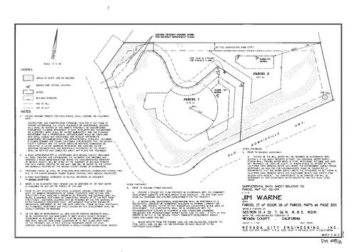 Click to see Parcel Map Book 20, pg. 18 (2006) of Nevada County Recorders Parcel Maps Book 20