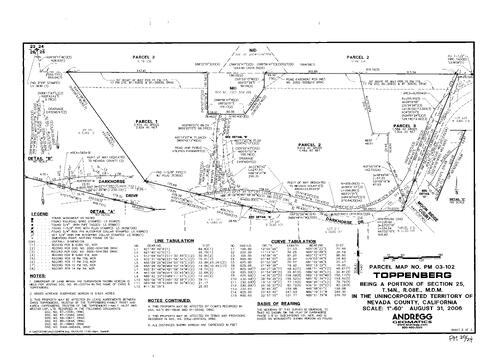 Click to see Parcel Map Book 20, pg. 24 (2006) of Nevada County Recorders Parcel Maps Book 20