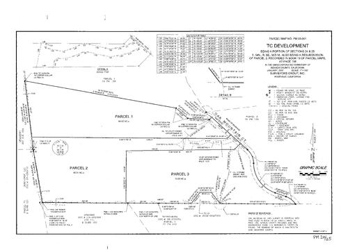 Click to see Parcel Map Book 20, pg. 25 (2007) of Nevada County Recorders Parcel Maps Book 20