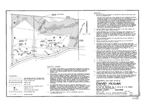 Click to see Parcel Map Book 20, pg. 27 (2007) of Nevada County Recorders Parcel Maps Book 20