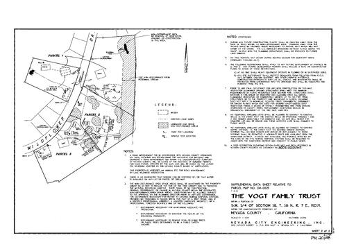 Click to see Parcel Map Book 20, pg. 28 (2007) of Nevada County Recorders Parcel Maps Book 20