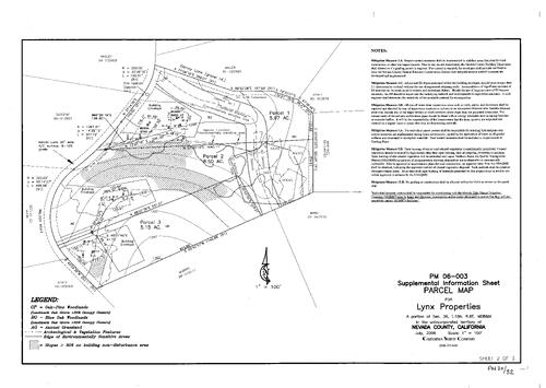 Click to see Parcel Map Book 20, pg. 32 (2007) of Nevada County Recorders Parcel Maps Book 20