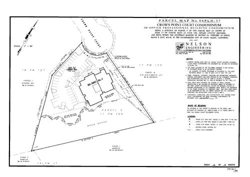 Click to see Parcel Map Book 20, pg. 39 (2007) of Nevada County Recorders Parcel Maps Book 20
